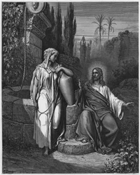 Jesus und die Frau von Samaria